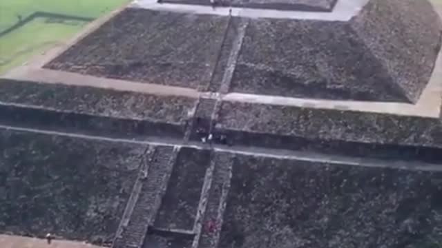 Quadcopter over Teotihuacan