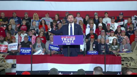 JD Vance Campaigns in Johnstown, Pennsylvania