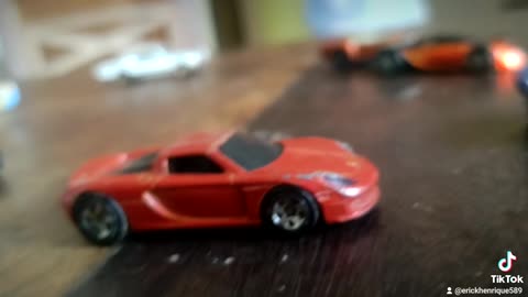 Coleção de carrinhos da hot wheels