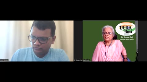 Srinivas with Dr Susan Raj for health consultancy