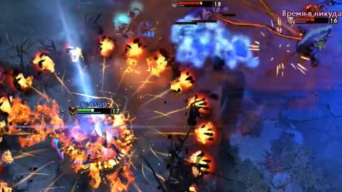 Warlock afk still get a rampage #dota2 #shorts #warlock