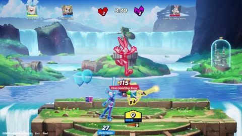 Multiversus Finn and Harley Quinn Team up Gameplay