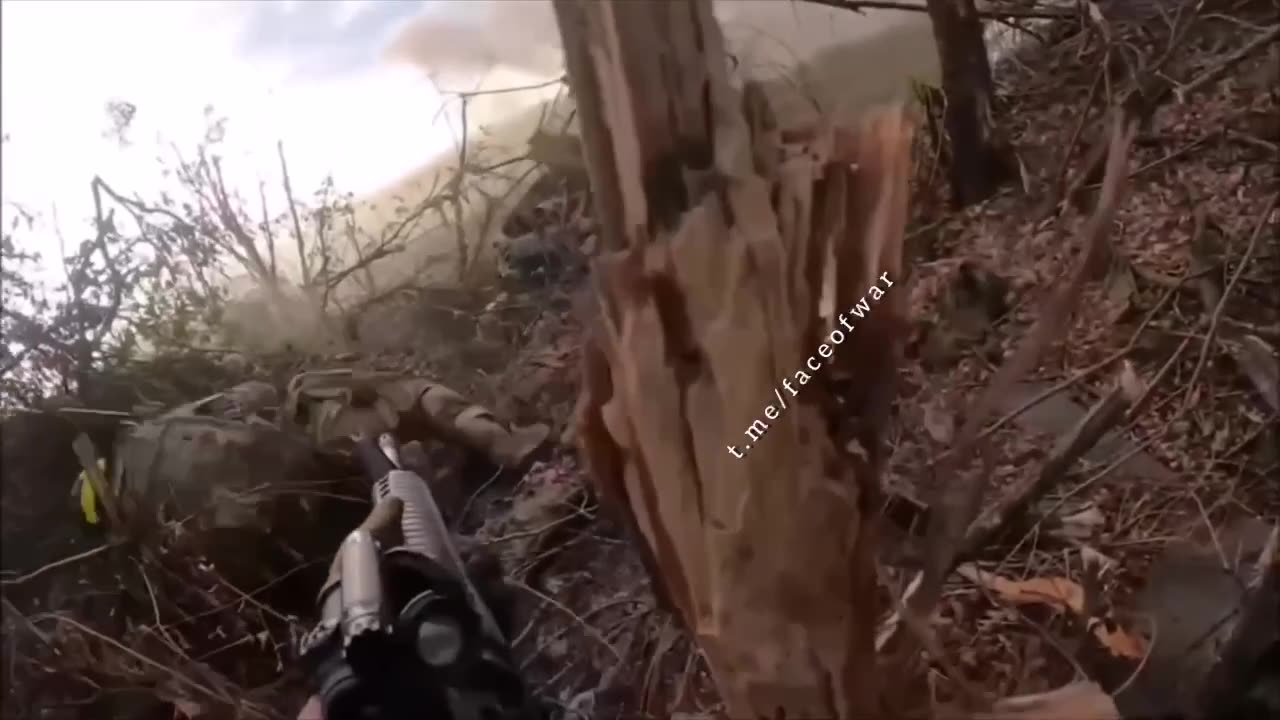 Ukrainian Soldier Makes Mistake