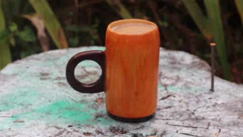 How to make unique design bamboo cup, Easy to make - DIY