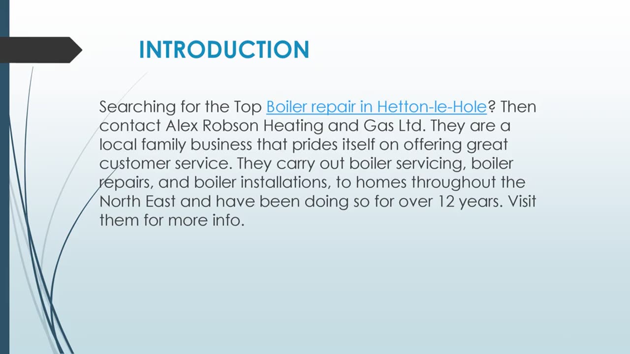 Boiler repair in Hetton-le-Hole