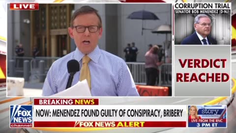 Verdict being read in Menendez Bribery trial