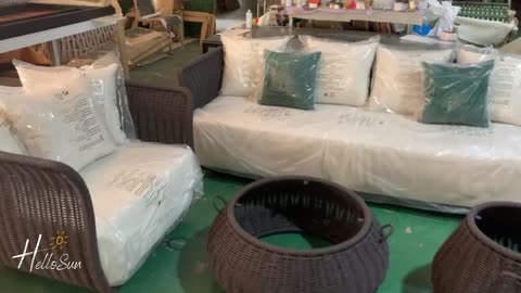 Outdoor furniture｜Comfortable rope sofa🛋