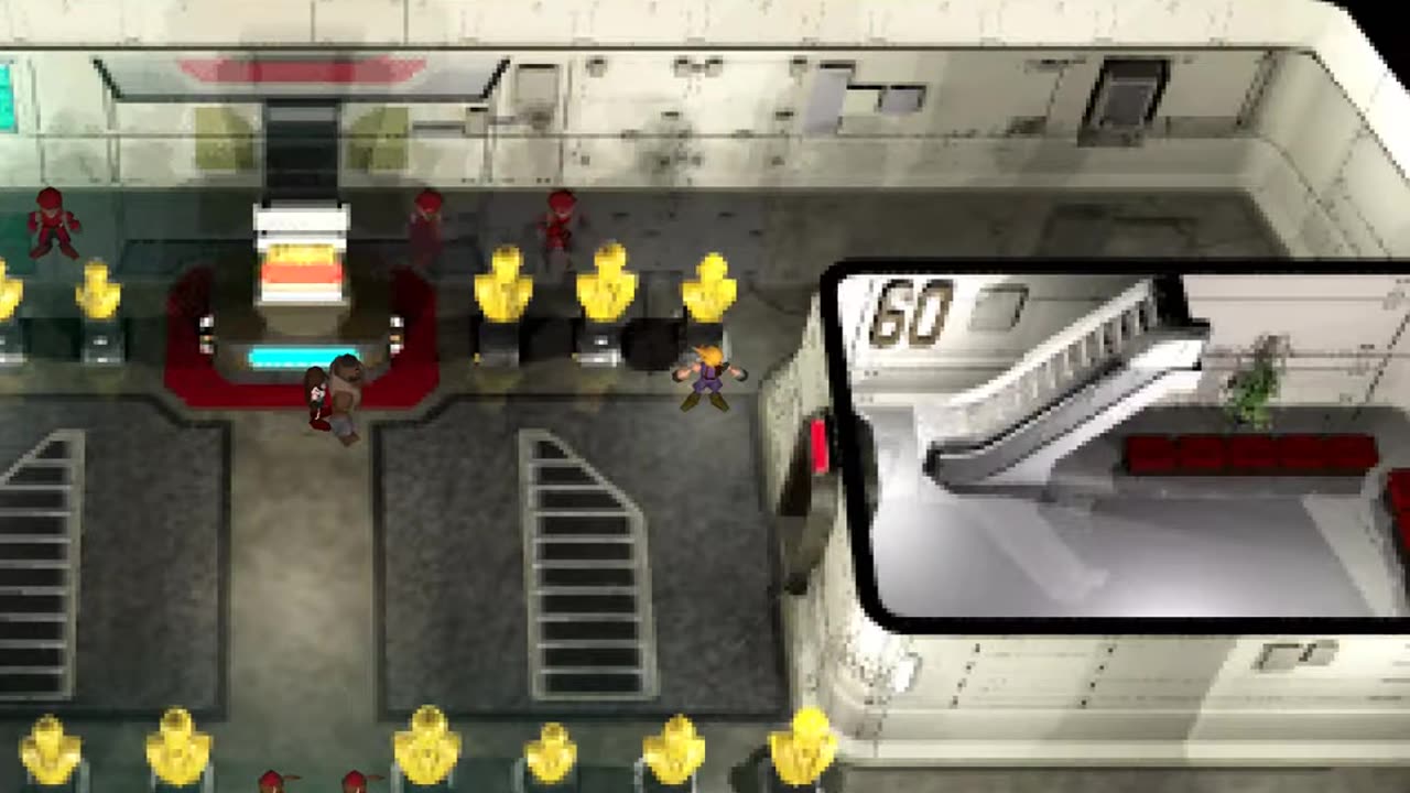 FF7 - Sneaking Past Guards in Shinra Building