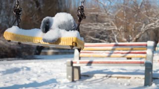 A swinging swing