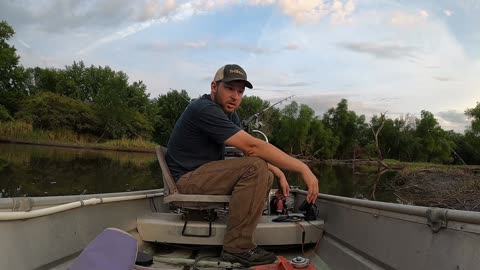 Fishing the river after the floods of northwest Iowa