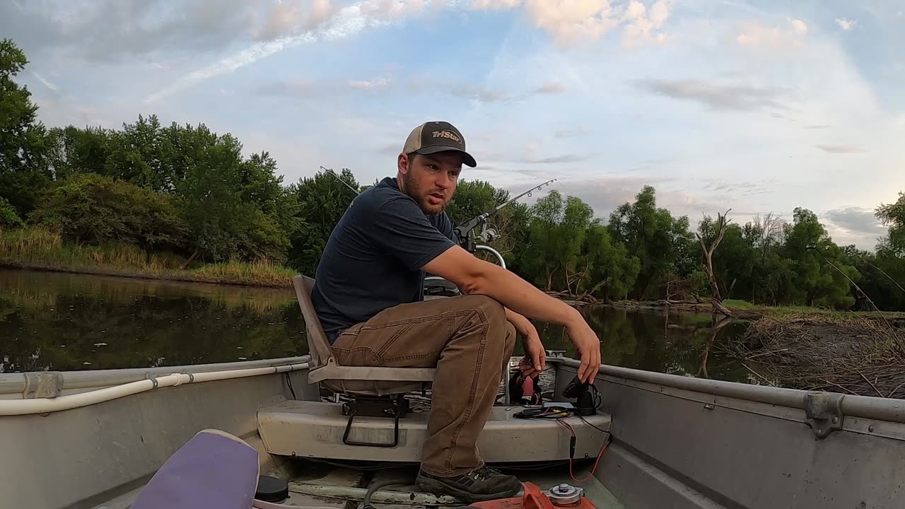 Fishing the river after the floods of northwest Iowa
