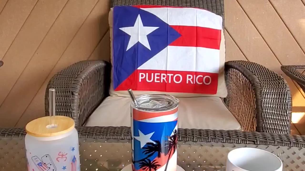 Represent in Style With These Custom Puerto Rico Inspired Sublimation Cups!!!