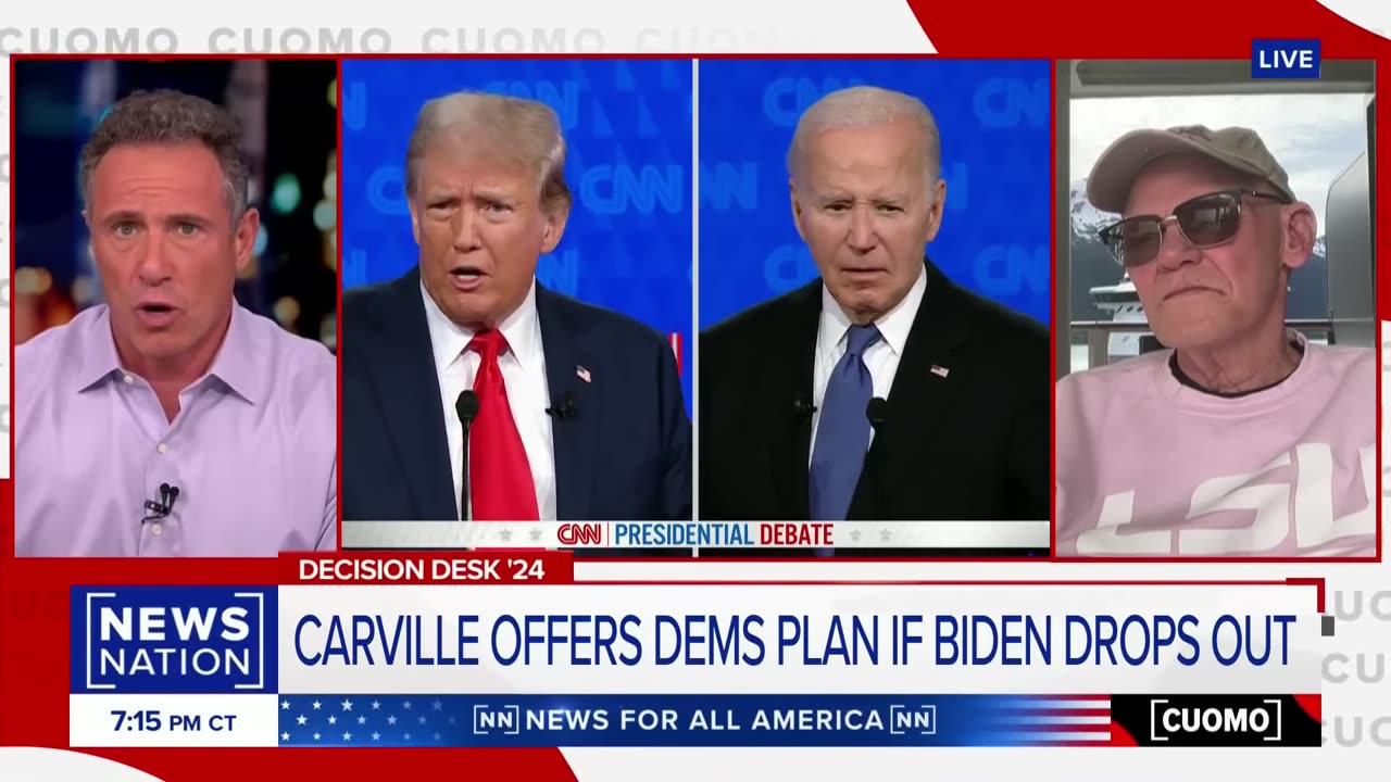 'Everybody Knows What’s Going On Here': Biden Dropping Out 'Inevitable' Says Carville