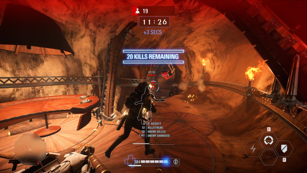 SWBF2 2017: Arcade Onslaught Iden Versio Kashyyyk Gameplay