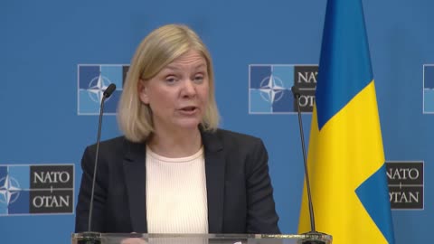 NATO Secretary General and The Prime Minister of Sweden, 27 JUN 2022