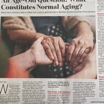 #normal-aging is a #myth