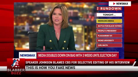 Speaker Johnson Blames CBS For Selective Editing Of His Interview