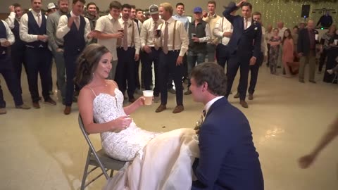 Bouquet and Garter Toss - Wedding Dress sex scene