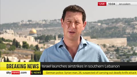 IDF carries out airstrikes on Lebanon as Hezbollah attacks Israel with hundreds