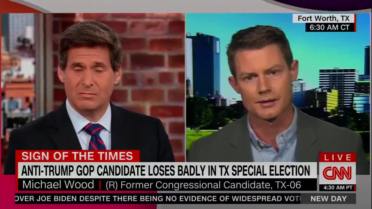 Anti-Trump GOP Candidate Michael wood loses TX-06 Special Primary, only gets 3%