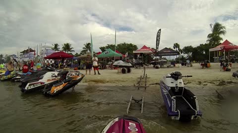 A Girl Crashes Her Jet Ski Parking Like a Boss