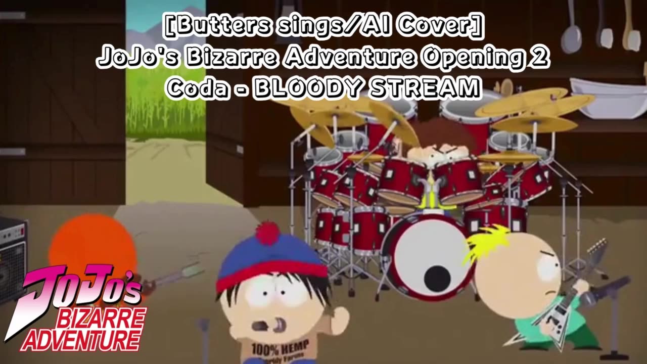 [Butters sings/AI Cover] JoJo's Bizarre Adventure Opening 2 Coda - BLOODY STREAM