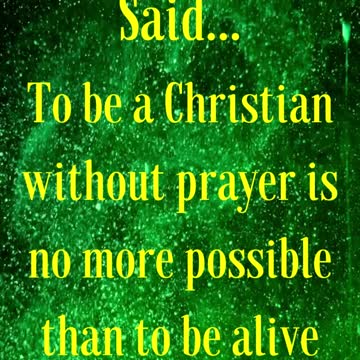 CHRISTIAN QUOTE.. Martin Luther Said...