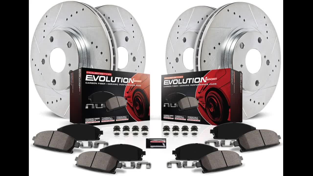 Review: Power Stop KOE4466 Autospecialty Front and Rear Replacement Brake Kit-OE Brake Rotors &...