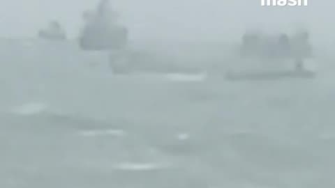 Oil tanker breaks apart in the Black Sea