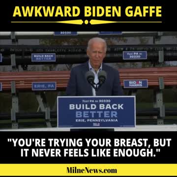 Awkward Biden Gaffe