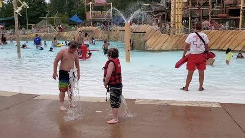 Hurricane Harbor with my boys