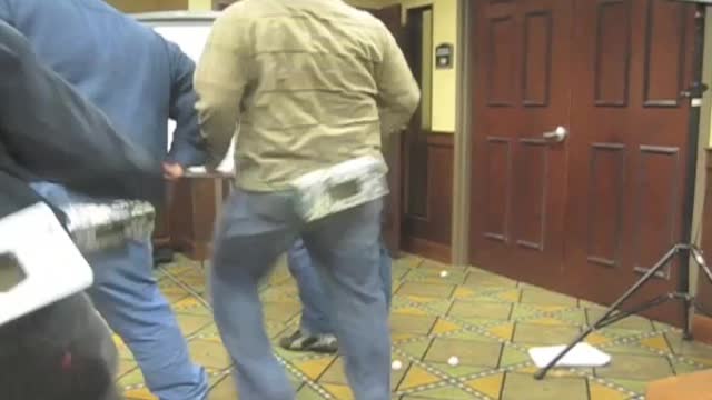 Silly Coworkers Play Rousing Game Of Junk In The Trunk