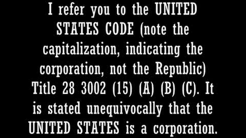 UNITED STATES INC. NO MORE...THEY HAVE NO POWER