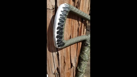 Hatchet Made of Rebar