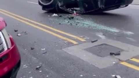 Crazy Road Rage Car Crash in Chicago