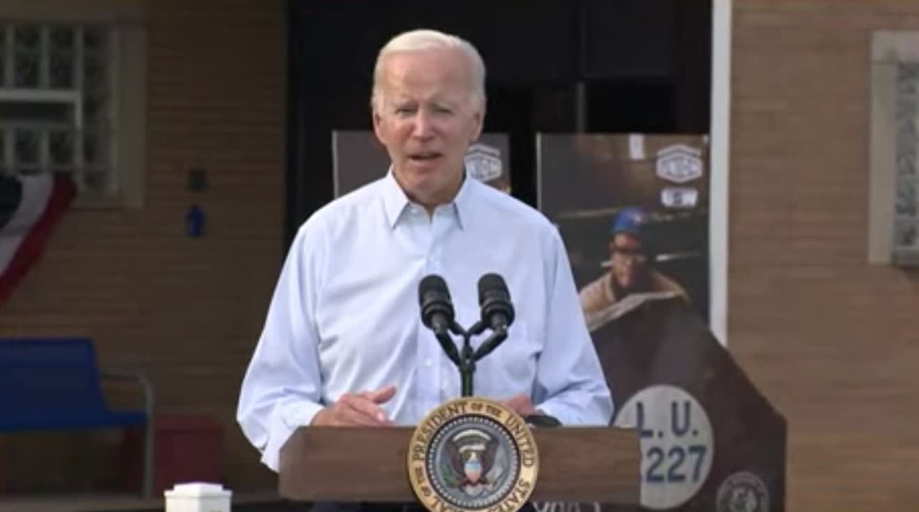 Biden: "I have been fighting pharma for my entire career ... and we finally beat pharma!"