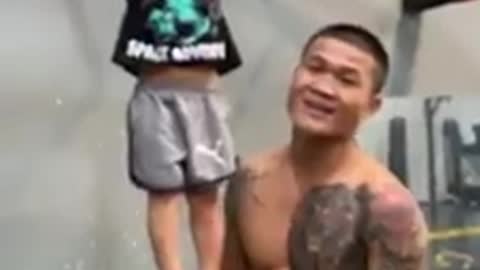 Baby very stronger