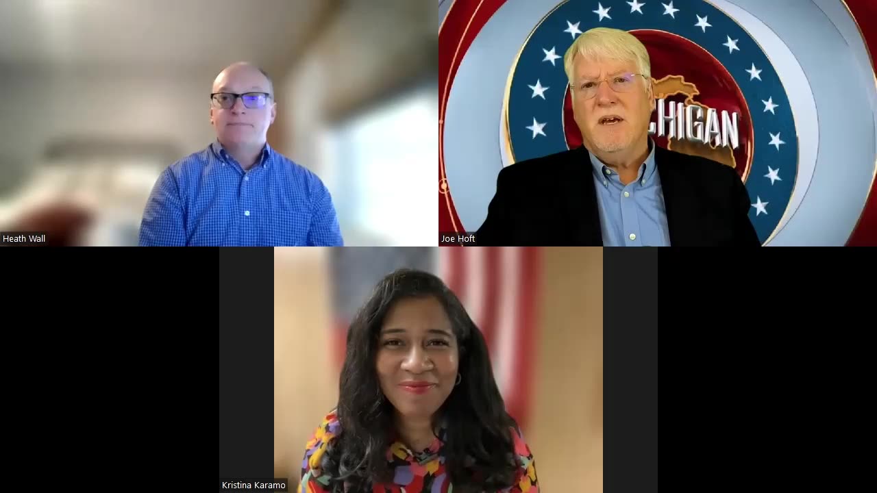 Kristina Karamo and Heath Wall on Michigan GOP