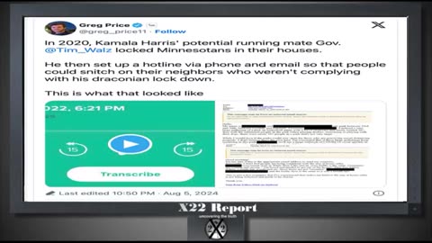 Ep. 3420b - Walz VP, Ignorant [A] Or Deliberate [B], Do You See What’s Happening, It’s Almost Time