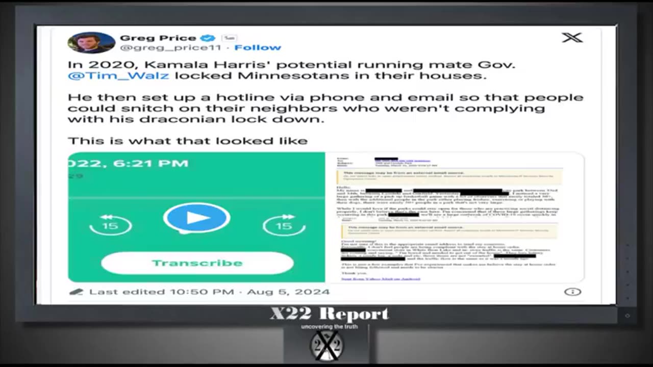 Ep. 3420b - Walz VP, Ignorant [A] Or Deliberate [B], Do You See What’s Happening, It’s Almost Time