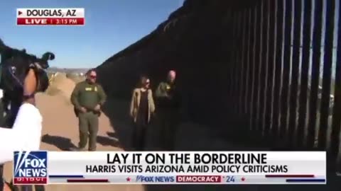 Kamala is at the border pretending she cares about it.