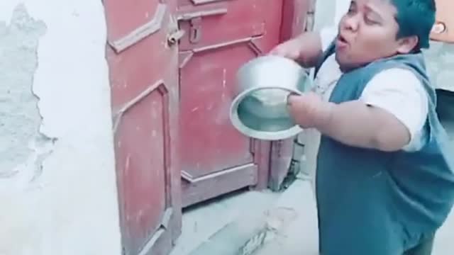 Disturbing another.Funny clip