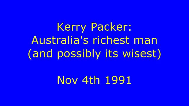 Two minutes with a brilliant billionaire politics, legislation and tax