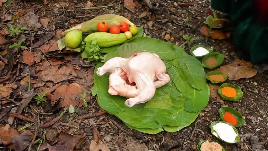 How to cook whole chicken in Nepali style?