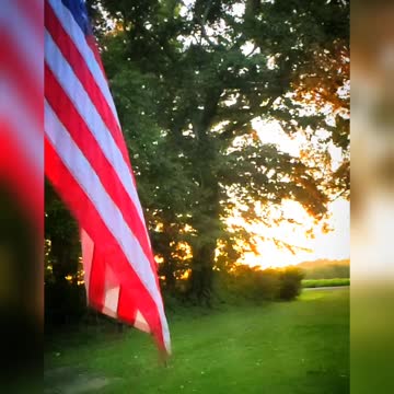 Sunset With Old Glory