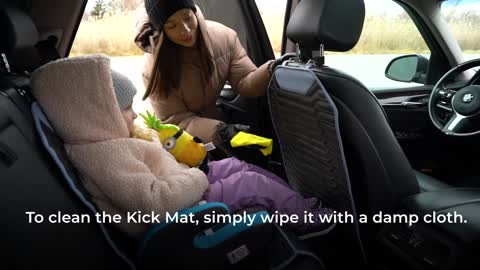 Highway Kid Car Kick Mat This kick mat is a mast-have for families who travel by car with kids.