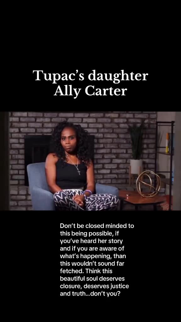 Tupac's Daughter Ally Carter Speaks up