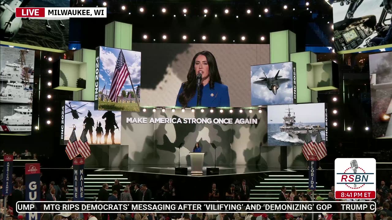 WATCH: Rep. Anna Paulina Luna at 2024 RNC in Milwaukee, WI - 7/17/2024