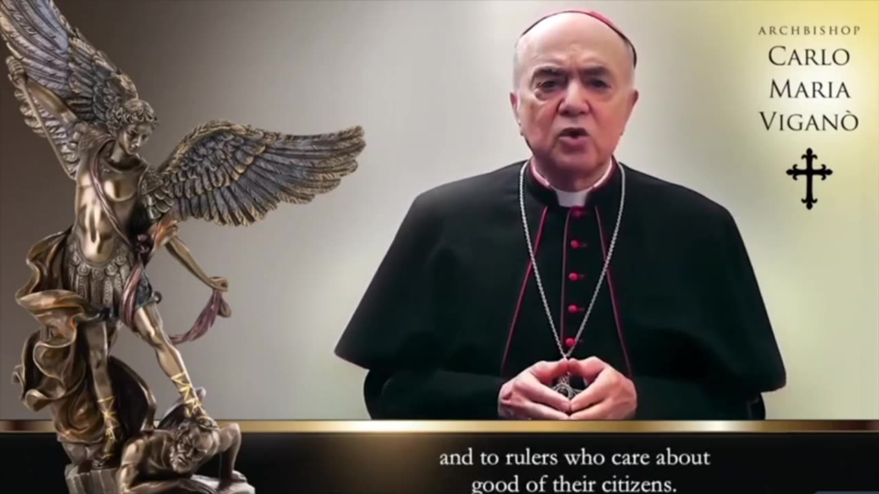 Archbishop Carlo Maria Viganò speaks about the Great Reset.