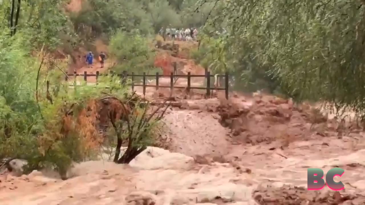 100 people rescued after epic floods near Grand Canyon